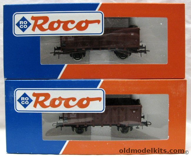 Roco HO TWO DR Open Epoch II / Open Freight Car / Gondola - HO Scale Trains, 46043 plastic model kit